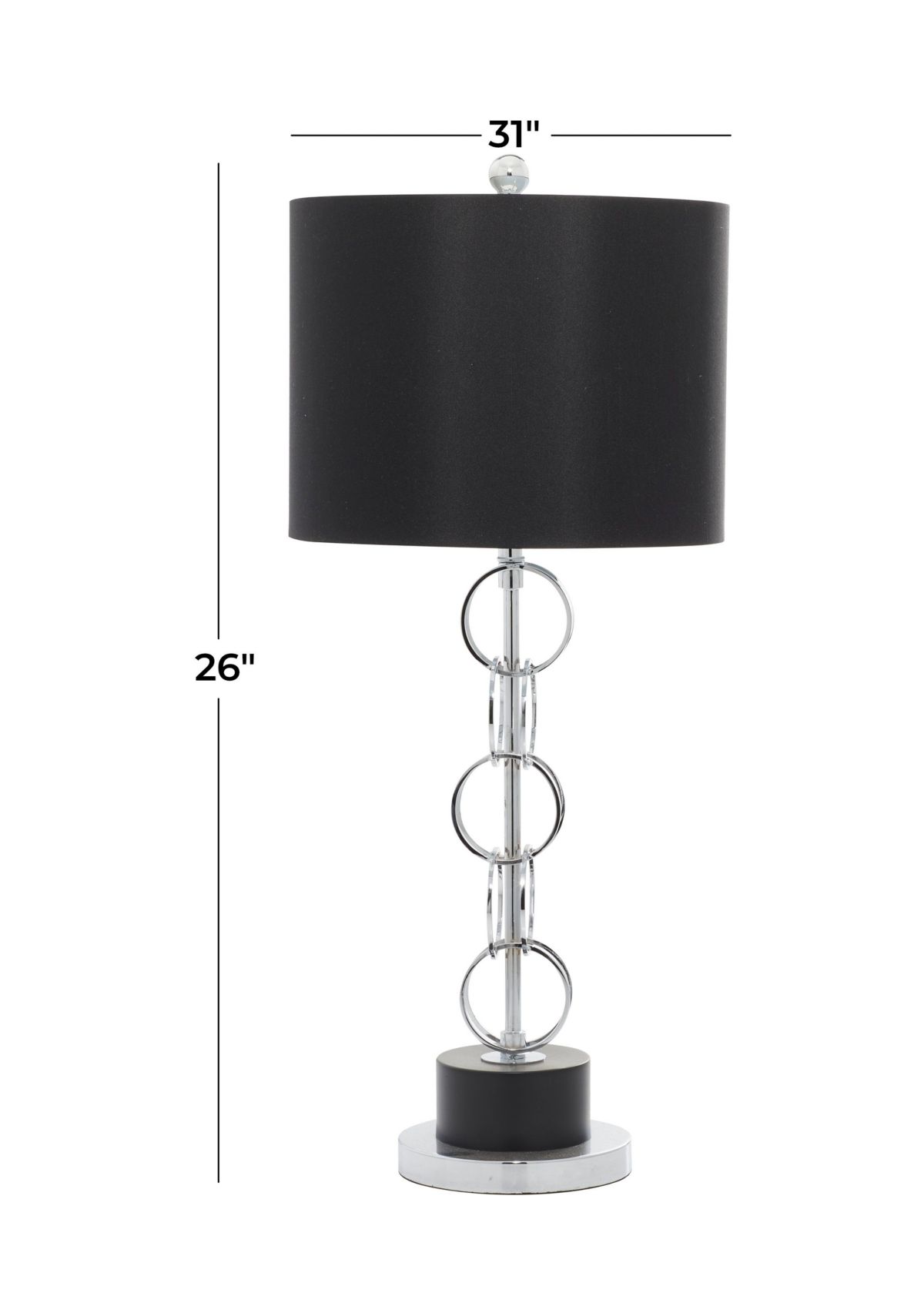 Contemporary Polystone Table Lamp