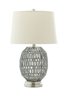 Coastal Cotton Fabric Table Lamp