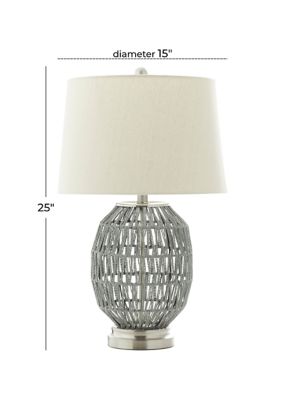 Coastal Cotton Fabric Table Lamp