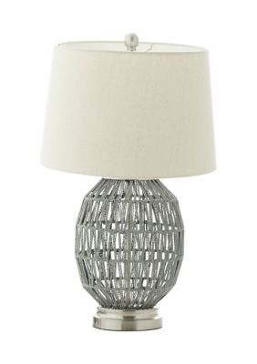 Coastal Cotton Fabric Table Lamp