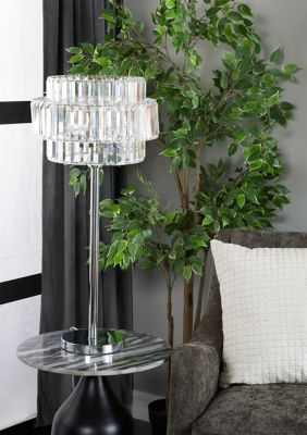 Contemporary Metal Table Lamp - Set of 2