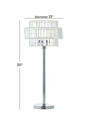 Contemporary Metal Table Lamp - Set of 2