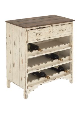 Farmhouse Wooden Standing Wine Rack