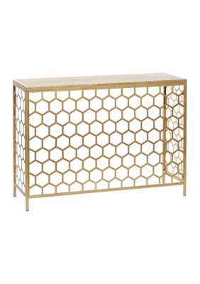 Contemporary Metal Console Table