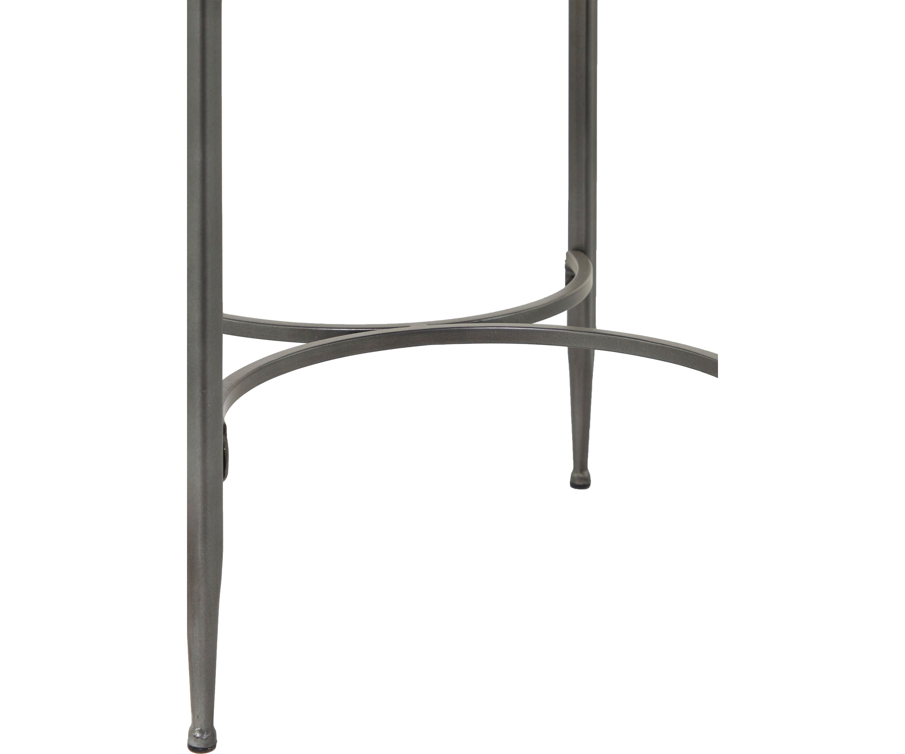 Industrial Metal Accent Table