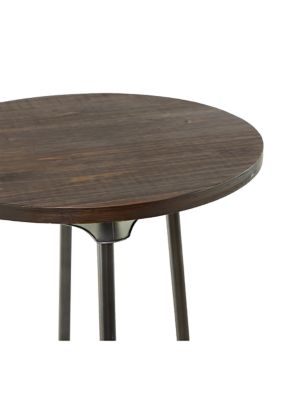 Industrial Metal Accent Table