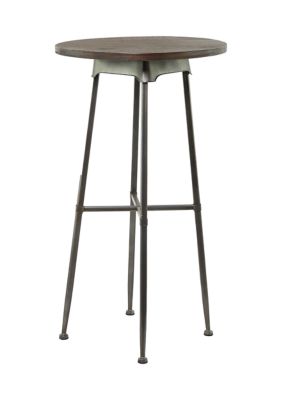 Industrial Metal Accent Table