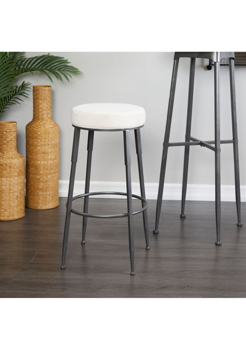 Industrial Metal Counter Stool