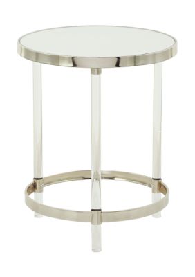 Contemporary Acrylic Plastic Accent Table