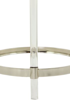 Contemporary Acrylic Plastic Accent Table