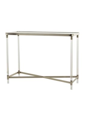 Contemporary Metal Console Table