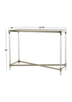 Contemporary Metal Console Table