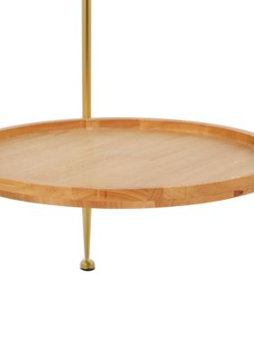 Contemporary Wood Accent Table