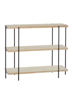 Contemporary Wood Console Table