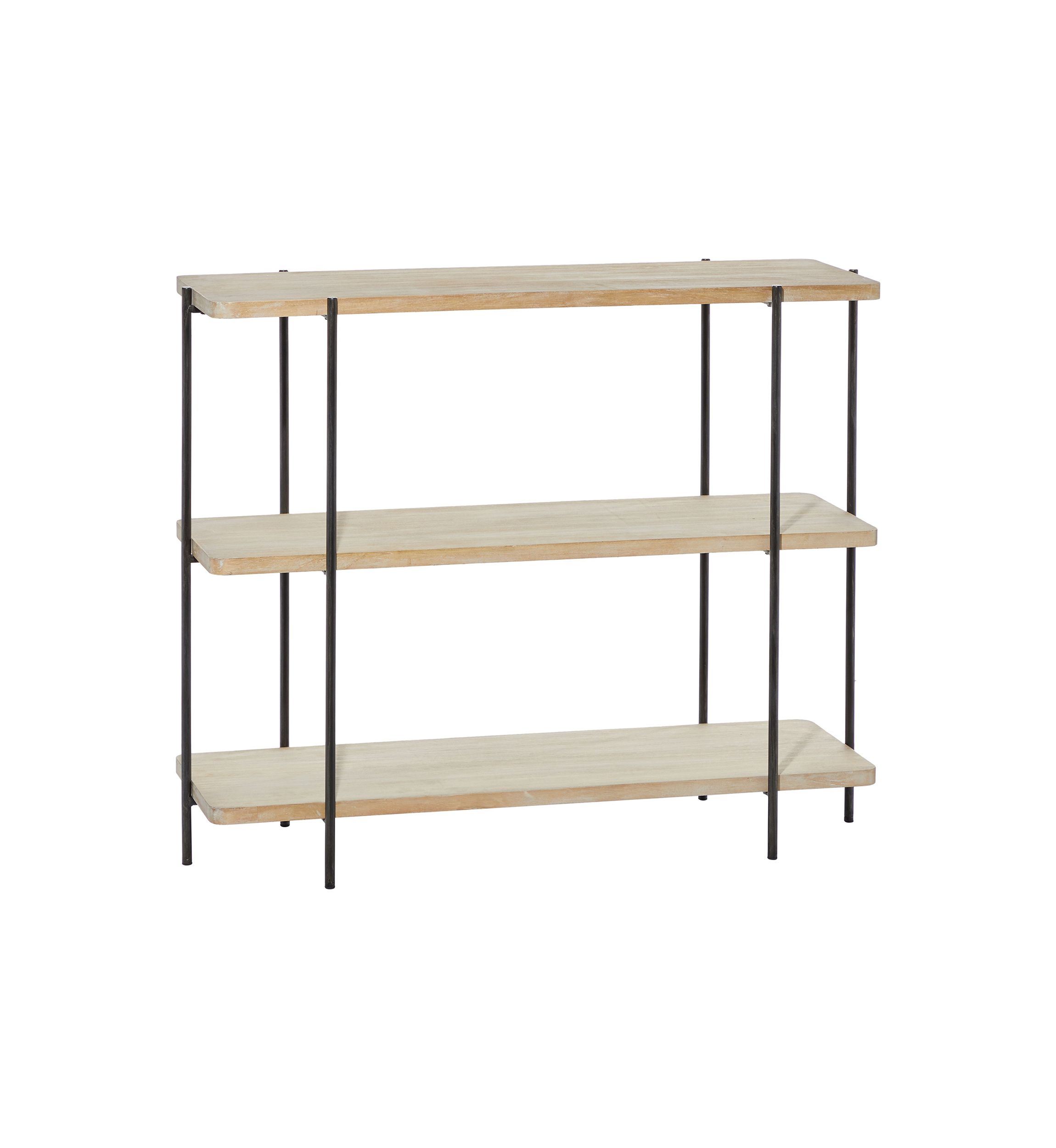 Contemporary Wood Console Table