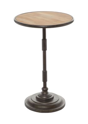 Industrial Metal Accent Table
