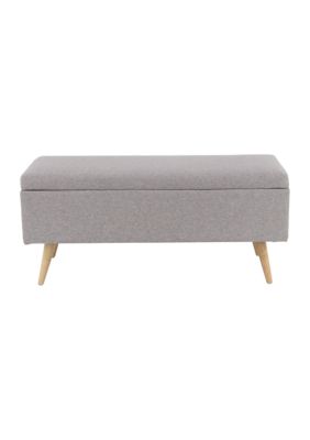 Modern Polyester Storage Bench