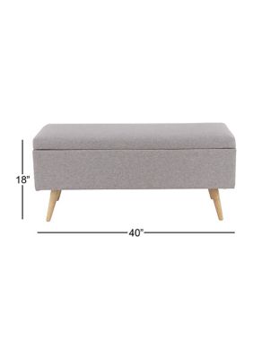 Modern Polyester Storage Bench