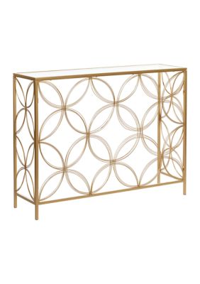 Contemporary Metal Console Table