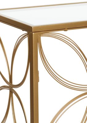 Contemporary Metal Console Table