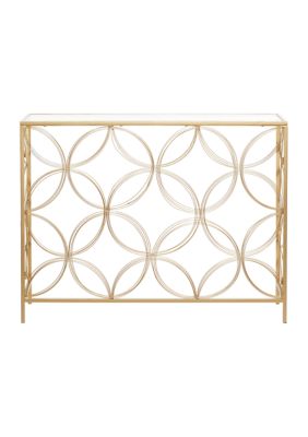 Contemporary Metal Console Table