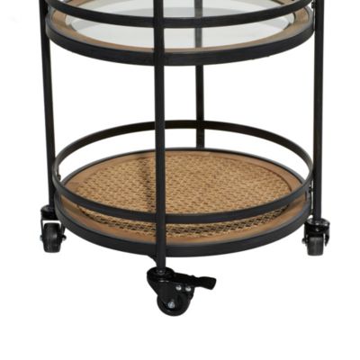 Industrial Metal Bar Cart