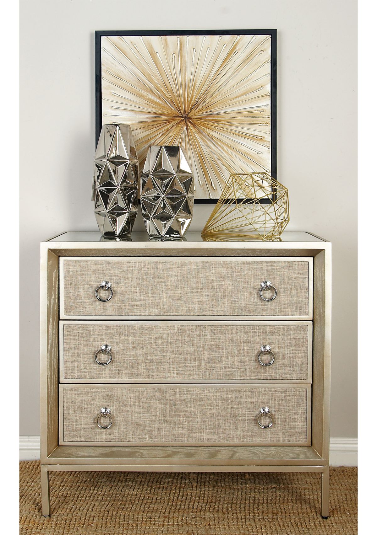 Glam Wooden Chest