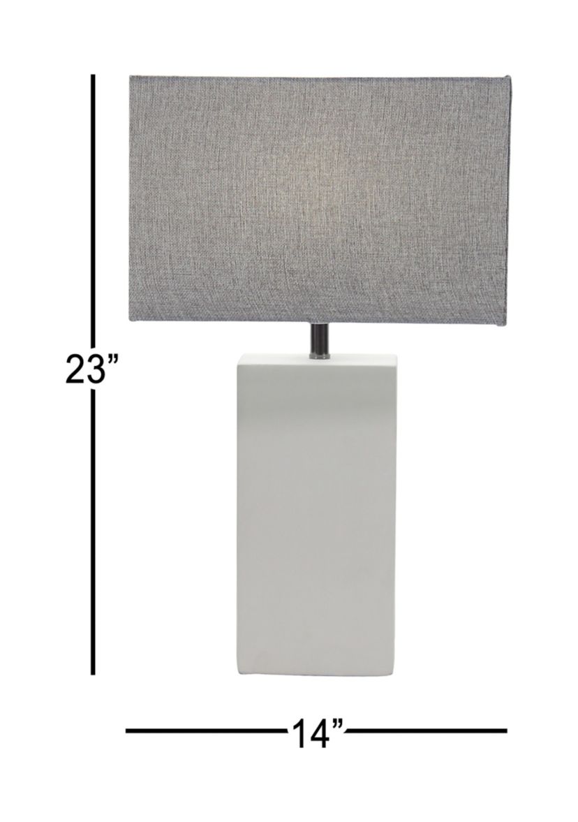 Traditional Cement Stone Table Lamp