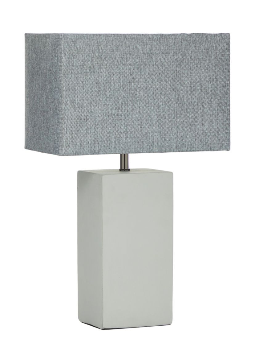 Traditional Cement Stone Table Lamp