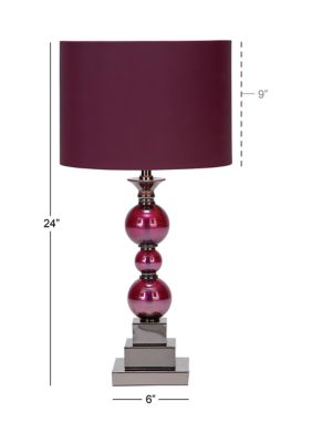 Glam Glass Table Lamp - Set of 2