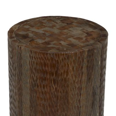 Contemporary Teak Wood Accent Table