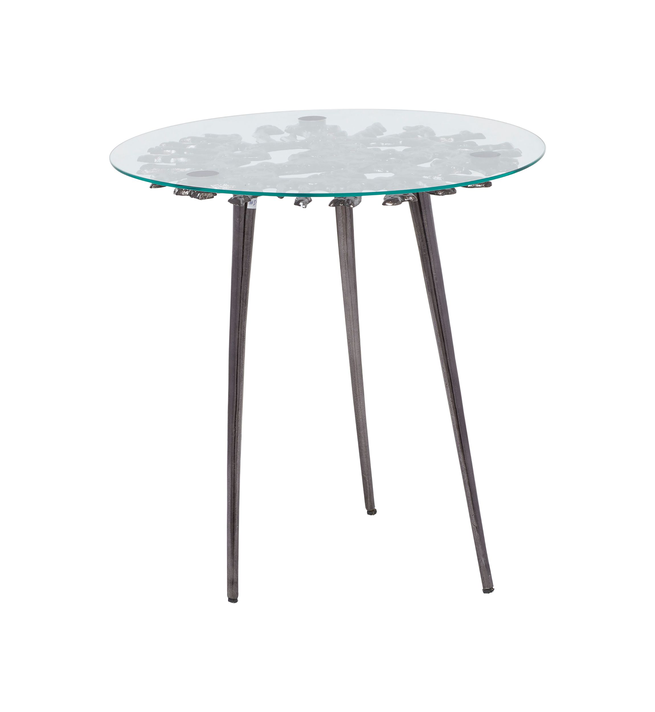 Modern Aluminum Accent Table