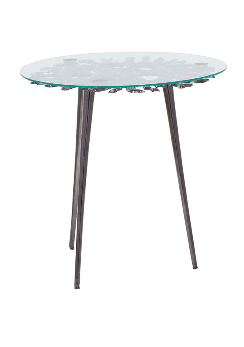 Modern Aluminum Accent Table