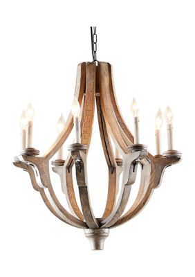 Rustic Wood Chandelier