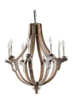 Rustic Wood Chandelier