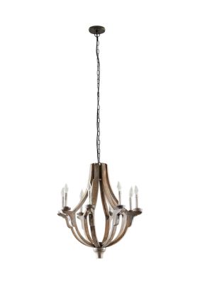 Rustic Wood Chandelier