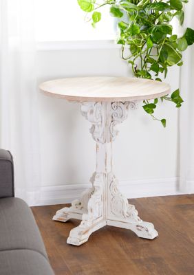 Farmhouse Wood Accent Table