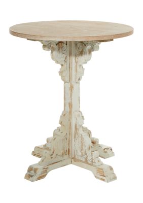 Farmhouse Wood Accent Table