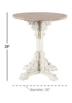 Farmhouse Wood Accent Table