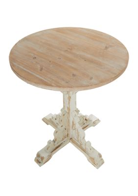 Farmhouse Wood Accent Table