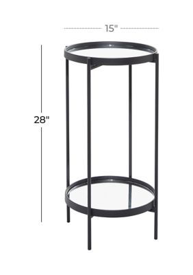 Contemporary Metal Accent Table