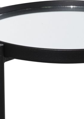 Contemporary Metal Accent Table