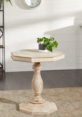 Farmhouse Wood Accent Table