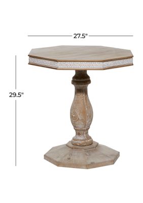 Farmhouse Wood Accent Table