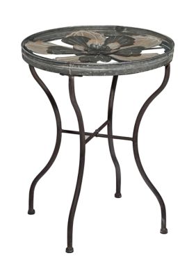 Farmhouse Metal Accent Table