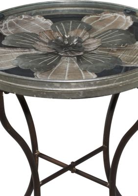 Farmhouse Metal Accent Table