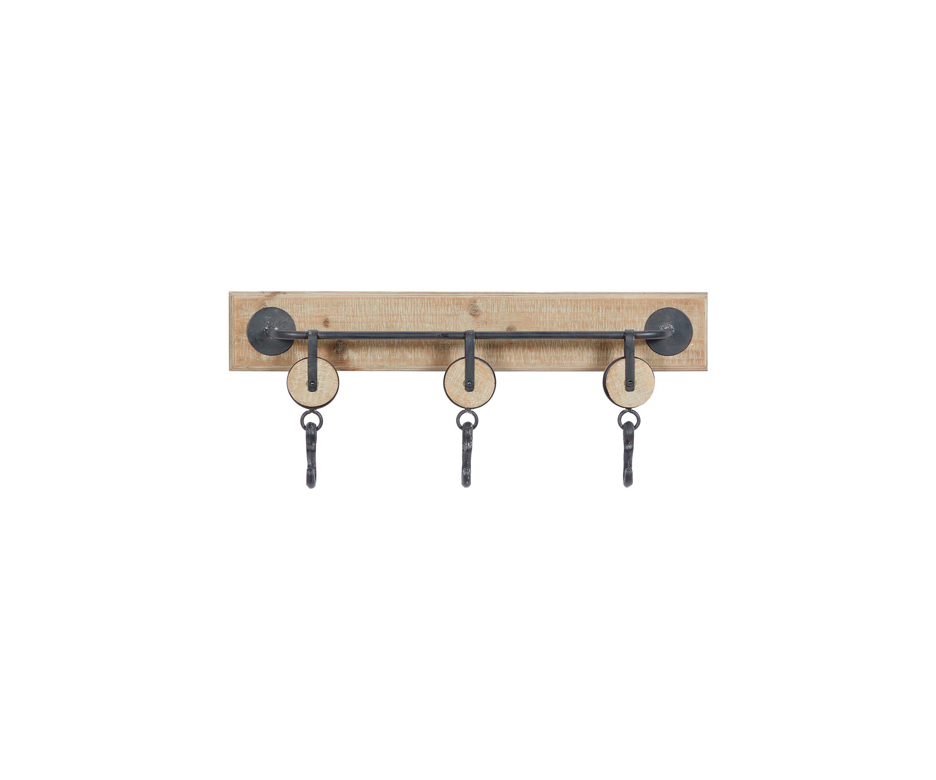Industrial Wood Wall Hook