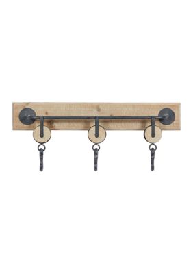 Industrial Wood Wall Hook