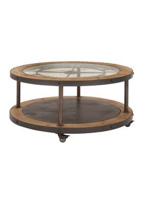 Industrial Wooden Coffee Table