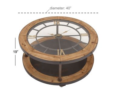 Industrial Wooden Coffee Table